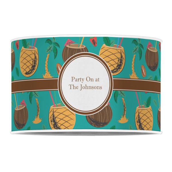 Coconut Drinks 12" Drum Lampshade - FRONT (Poly Film)
