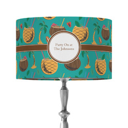 Coconut Drinks 12" Drum Lamp Shade - Fabric (Personalized)
