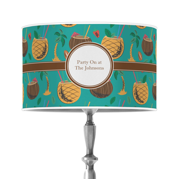 Custom Coconut Drinks 12" Drum Lamp Shade - Poly-film (Personalized)