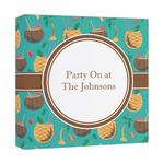 Coconut Drinks Canvas Print - 12x12 (Personalized)