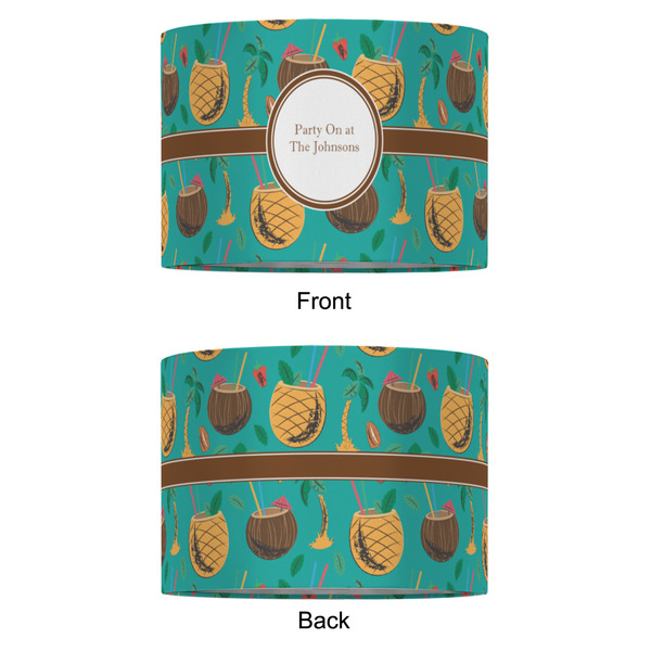 Coconut Drinks 16" Drum Lampshade - APPROVAL (Fabric)