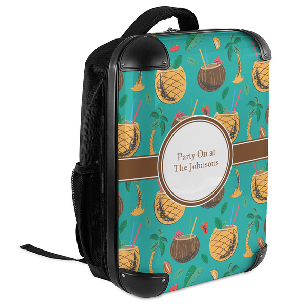Coconut Drinks 18" Hard Shell Backpacks - ANGLED VIEW
