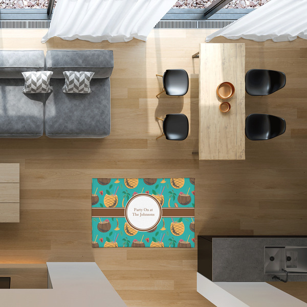 Coconut Drinks 2'x3' Indoor Area Rugs - IN CONTEXT