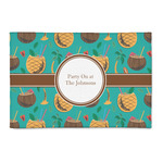 Coconut Drinks 2' x 3' Indoor Area Rug (Personalized)