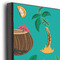 Coconut Drinks 20x24 Wood Print - Closeup