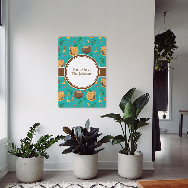 Coconut Drinks 20x30 - Canvas Print - In Context