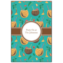 Coconut Drinks Wood Print - 20x30 (Personalized)