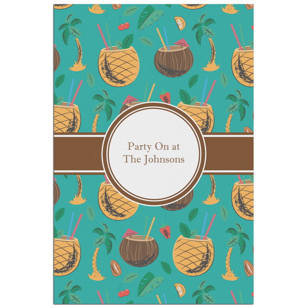 Custom Coconut Drinks Poster - Matte - 24x36 (Personalized)