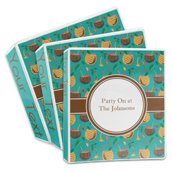Coconut Drinks 3-Ring Binder (Personalized)