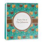 Coconut Drinks 3-Ring Binder - 1 inch (Personalized)