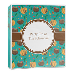 Coconut Drinks 3-Ring Binder (Personalized)