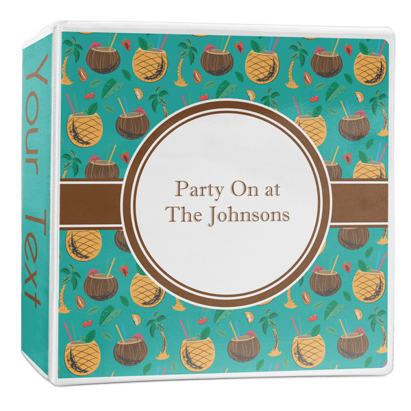 Custom Coconut Drinks 3-Ring Binder - 2 inch (Personalized)
