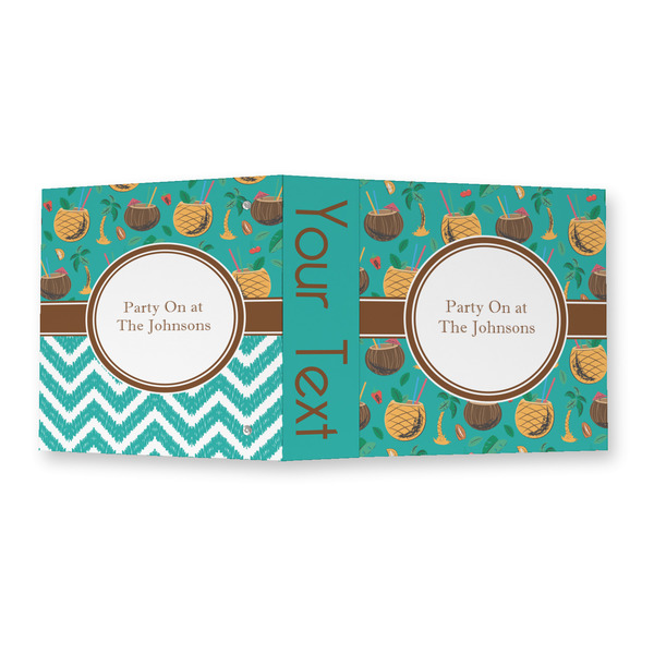 Coconut Drinks 3 Ring Binders - Full Wrap - 2" - OPEN OUTSIDE