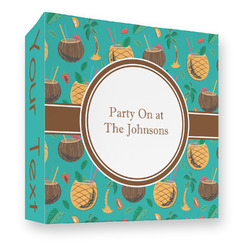 Coconut Drinks 3 Ring Binder - Full Wrap - 3" (Personalized)