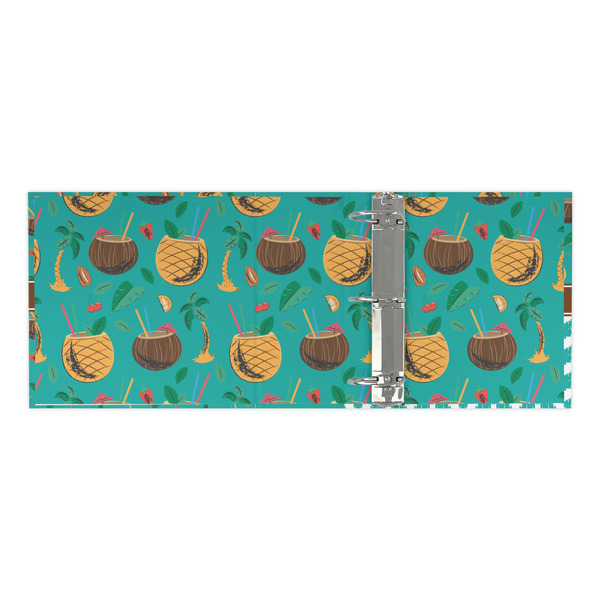 Coconut Drinks 3 Ring Binders - Full Wrap - 3" - OPEN INSIDE