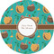Coconut Drinks Multipurpose Round Labels - 5" (Personalized)