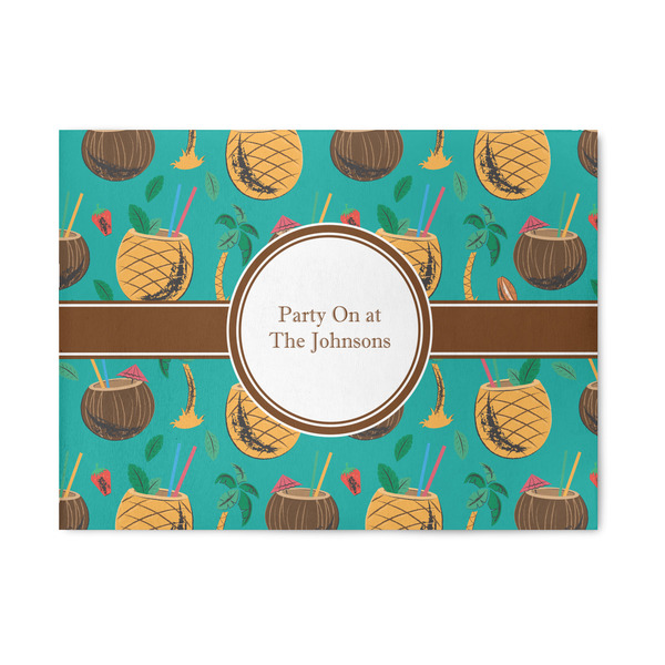 Custom Coconut Drinks 5' x 7' Indoor Area Rug (Personalized)