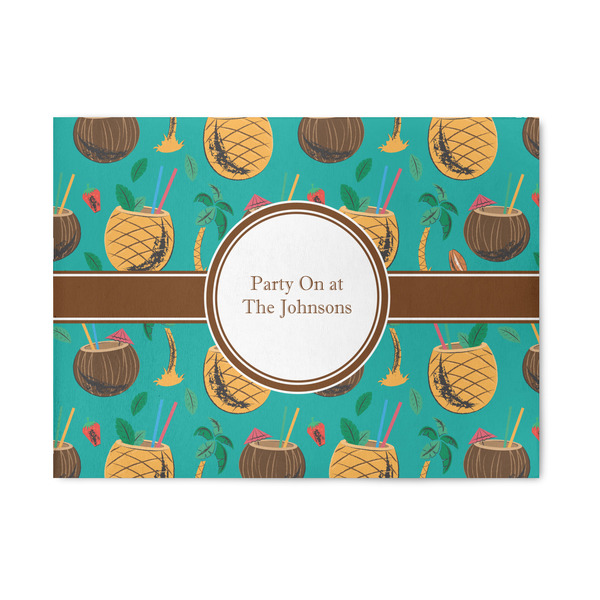 Custom Coconut Drinks 5' x 7' Patio Rug (Personalized)