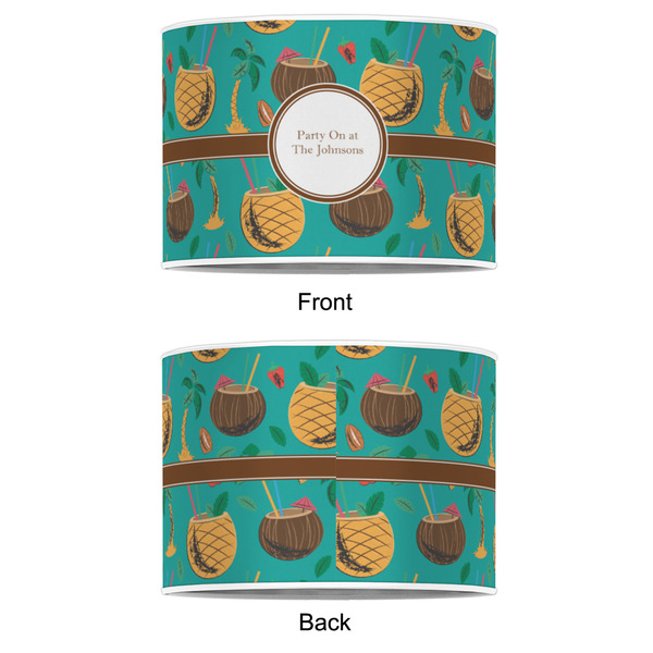 Coconut Drinks 8" Drum Lampshade - APPROVAL (Poly Film)