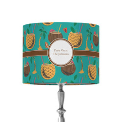 Coconut Drinks 8" Drum Lamp Shade - Fabric (Personalized)