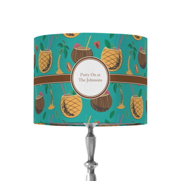 Custom Coconut Drinks 8" Drum Lamp Shade - Fabric (Personalized)