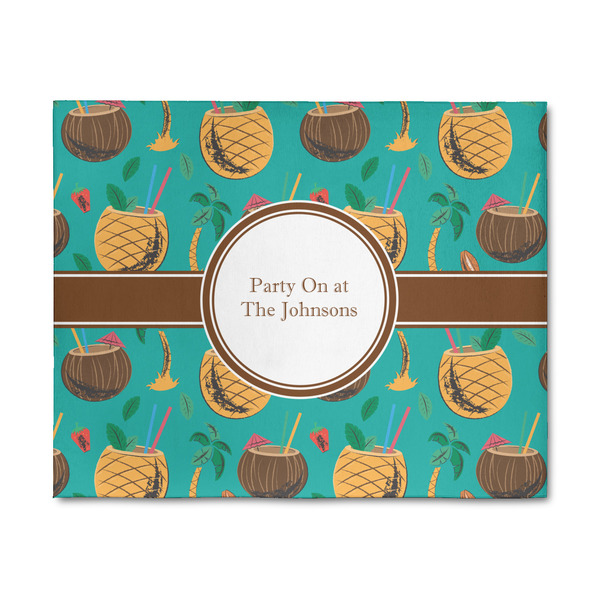 Custom Coconut Drinks 8' x 10' Indoor Area Rug (Personalized)