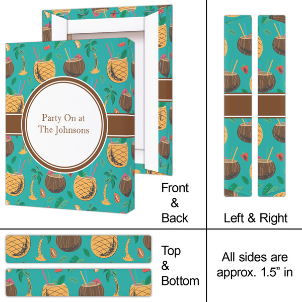 Coconut Drinks 8x10 - Canvas Print - Approval