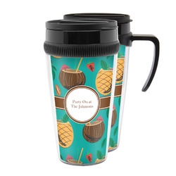 Coconut Drinks Acrylic Travel Mug (Personalized)