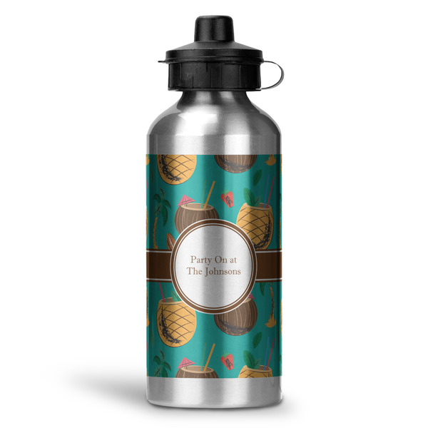 Custom Coconut Drinks Water Bottle - Aluminum - 20 oz (Personalized)