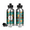 Coconut Drinks Aluminum Water Bottle - Front and Back