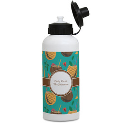 Coconut Drinks Water Bottles - Aluminum - 20 oz - White (Personalized)