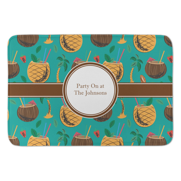 Custom Coconut Drinks Anti-Fatigue Kitchen Mat (Personalized)
