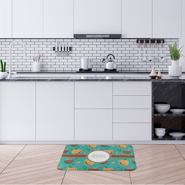 Coconut Drinks Anti-Fatigue Kitchen Mats - LIFESTYLE