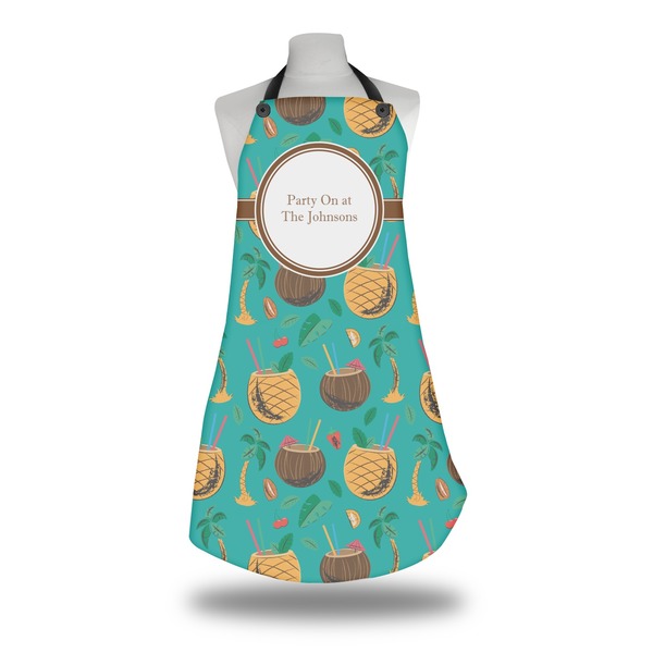 Custom Coconut Drinks Apron w/ Name or Text