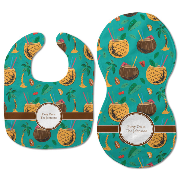 Coconut Drinks Baby Bib & Burp Set - Approval (new bib & burp)