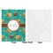 Coconut Drinks Baby Blanket (Single Side - Printed Front, White Back)