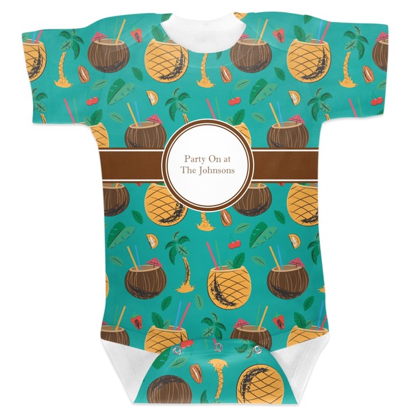 Custom Coconut Drinks Baby Bodysuit (Personalized)