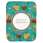 Coconut Drinks Baby Swaddling Blanket (Personalized)