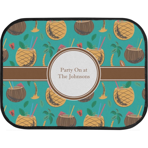 Coconut Drinks Custom Car Floor Mats (Back Seat)