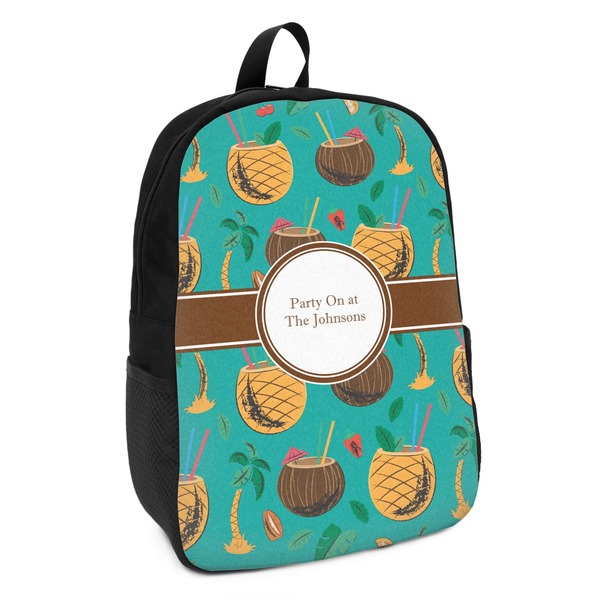 Custom Coconut Drinks Kids Backpack (Personalized)