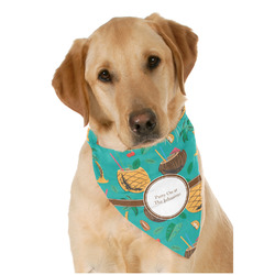 Coconut Drinks Dog Bandana Scarf w/ Name or Text