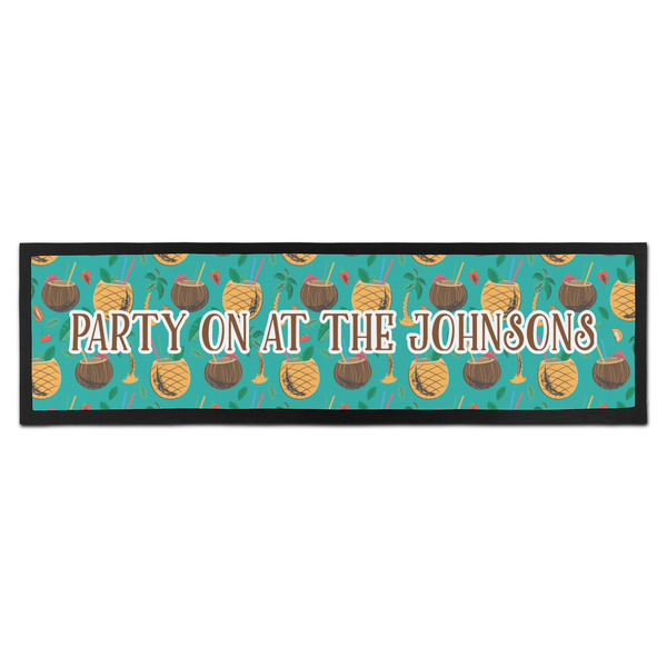 Custom Coconut Drinks Bar Mat - Large (Personalized)