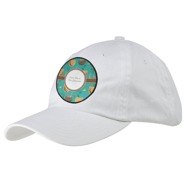 Custom Coconut Drinks Baseball Cap - White (Personalized)