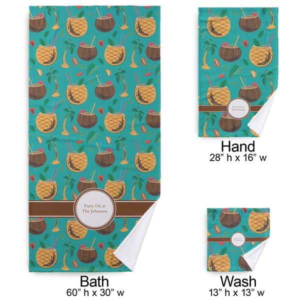 Coconut Drinks Bath Towel Sets - 3-piece - Approval