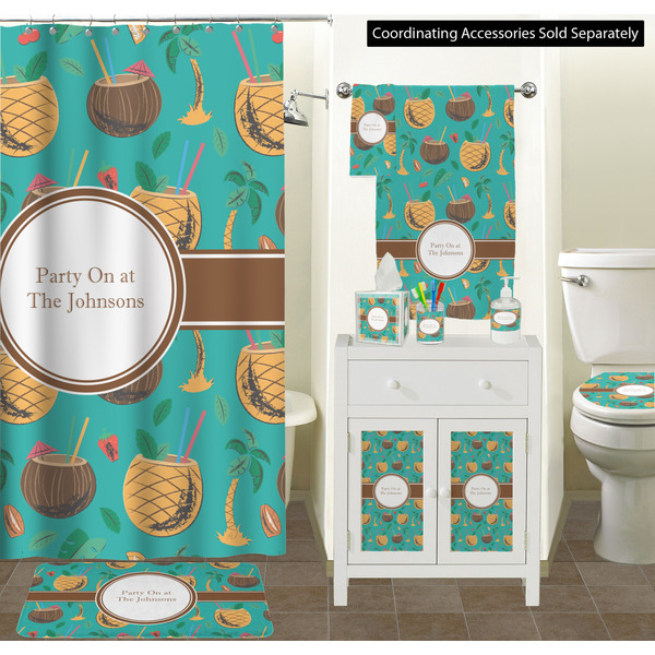 Coconut Drinks Bathroom Scene