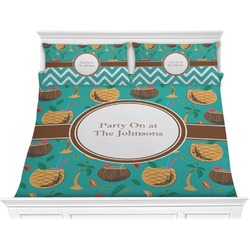 Coconut Drinks Comforter Set - King (Personalized)