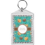 Coconut Drinks Bling Keychain (Personalized)