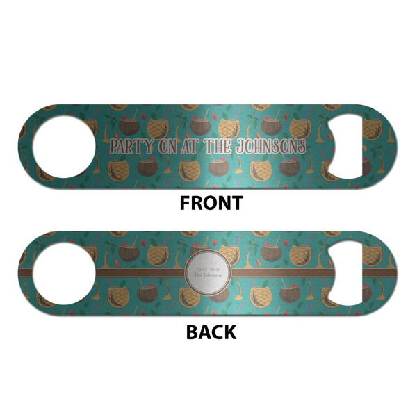 Coconut Drinks Bottle Opener - Front & Back