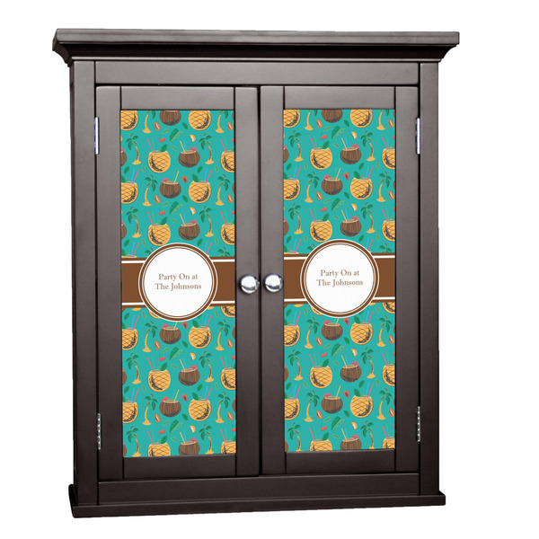 Custom Coconut Drinks Cabinet Decal - Small (Personalized)