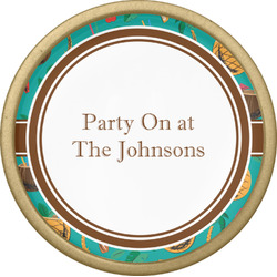 Coconut Drinks Cabinet Knob - Gold (Personalized)